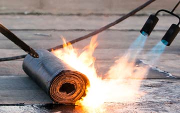 Victory Gardens asphalt flat roofing repairs