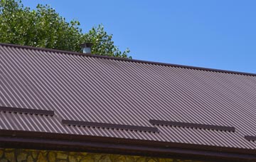 typical Victory Gardens corrugated roof uses