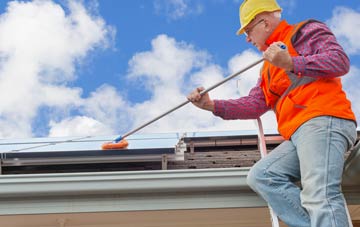 Victory Gardens soft wash roof cleaning